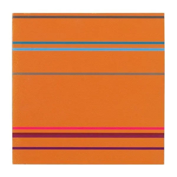0279 (A+D) Stripes Tangerine (8″ x 8″)