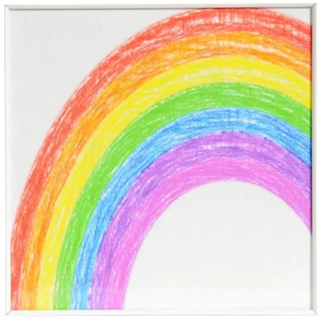 0765 (A+D) Jr Colorful Rainbow (8″ x 8″)