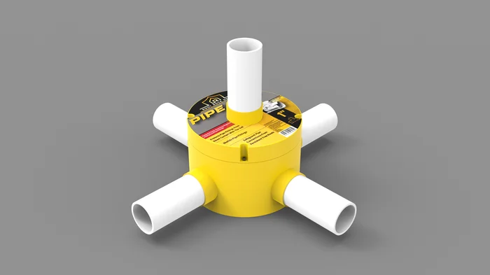 1-INCH PIPE BOX FOR GAS AND PLUMBING PROJECTS.