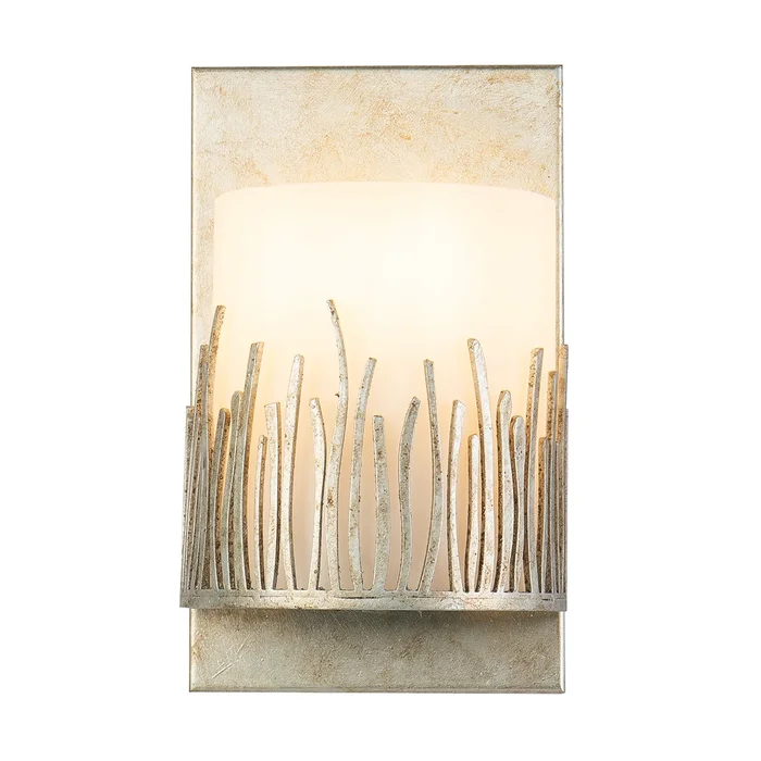 1 Light Wall Sconce in Distressed Silver