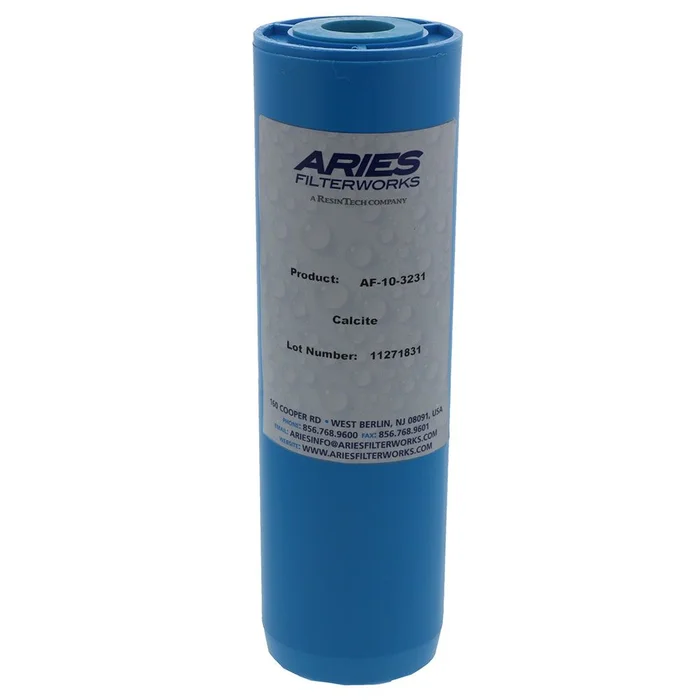 10″ x 2.5″ Aries Calcite pH Neutralizing Cartridge