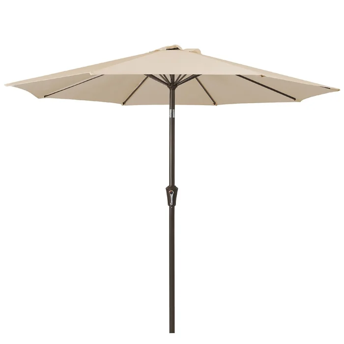 10ft Patio Market Umbrella with Crank & Tilt,UV-Risistant