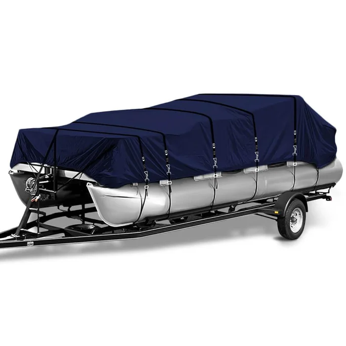 1200D Marine Grade Fade and Tear Resistant Trailerable Pontoon Boat Cover, Heavy-Duty Pontoon Covers