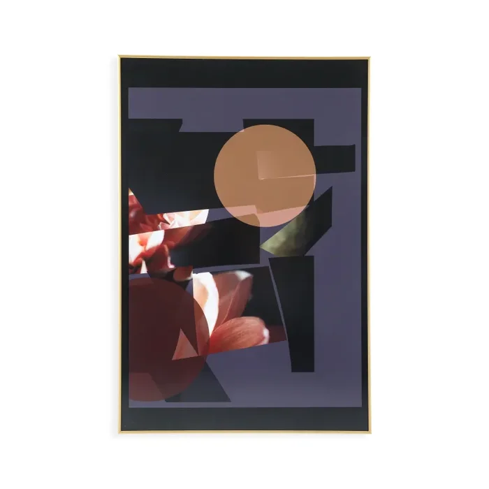 1394 (A+D) Floral Shapes Collage B