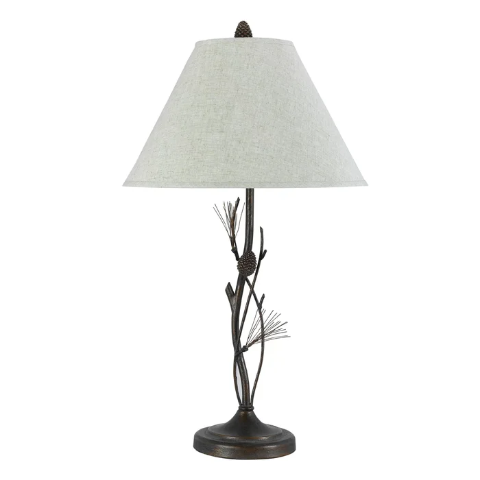 150W 3-way Pine Twig Iron Table Lamp