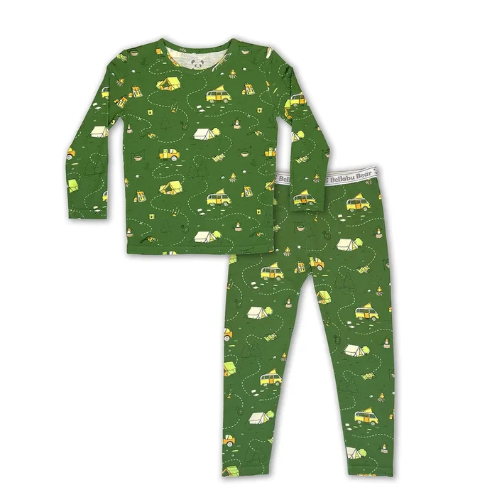 2 Piece Pajamas (Long Sleeve) – Camping