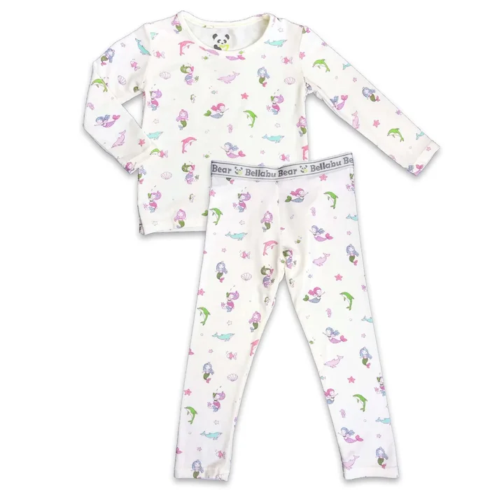 2 Piece Pajamas (Long Sleeve) – Mermaids