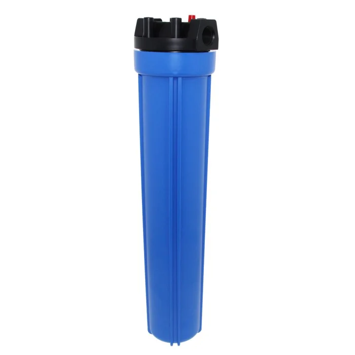 20″ Neo-Pure Standard Water Filter Housing Black/Blue with Pressure Relief – 3/4″ FPT