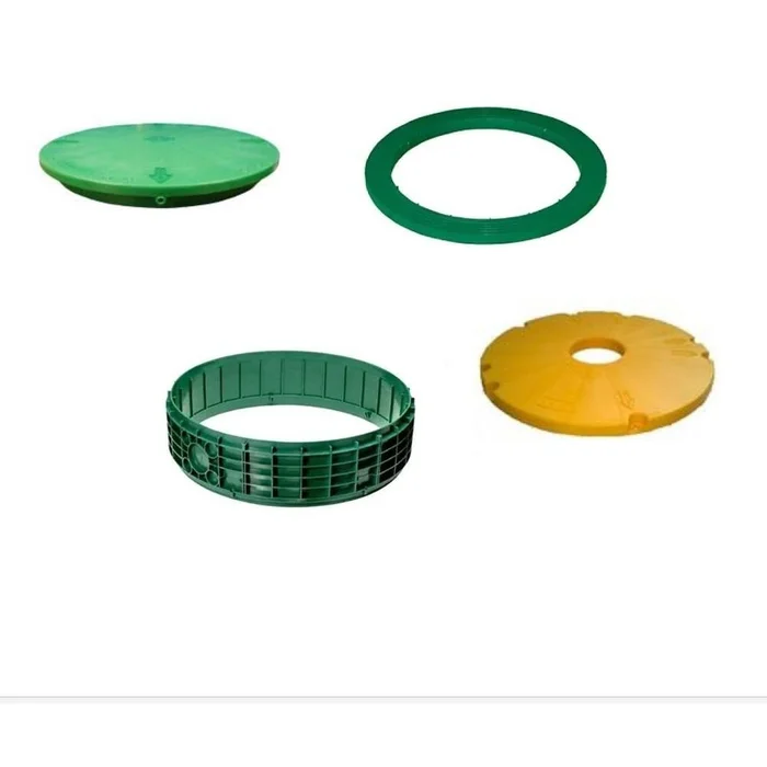 24×6 Inch Tuf-Tite FOUR PIECE Bundle – 24×6 riser, 24 inch flat lid, 24 inch ring adapter & 24 inch safety lid