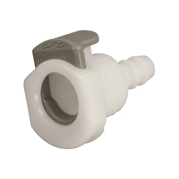 40700 NSF Non-Valved In-Line Hose Barb Coupling Body 1/4 ID Barb