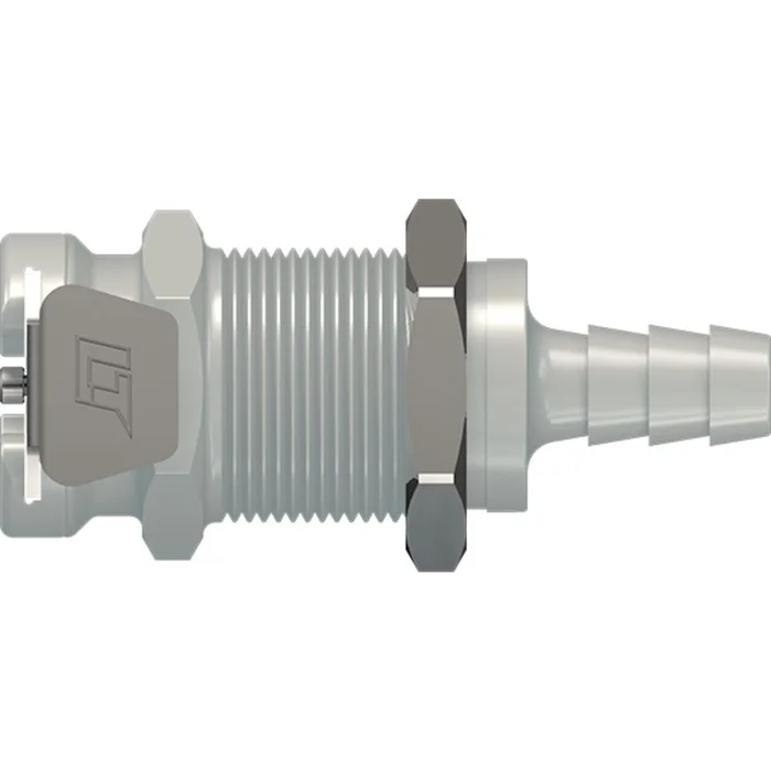 40PP Series Non-Valved Socket, 1/4″ HB, Molded Grey