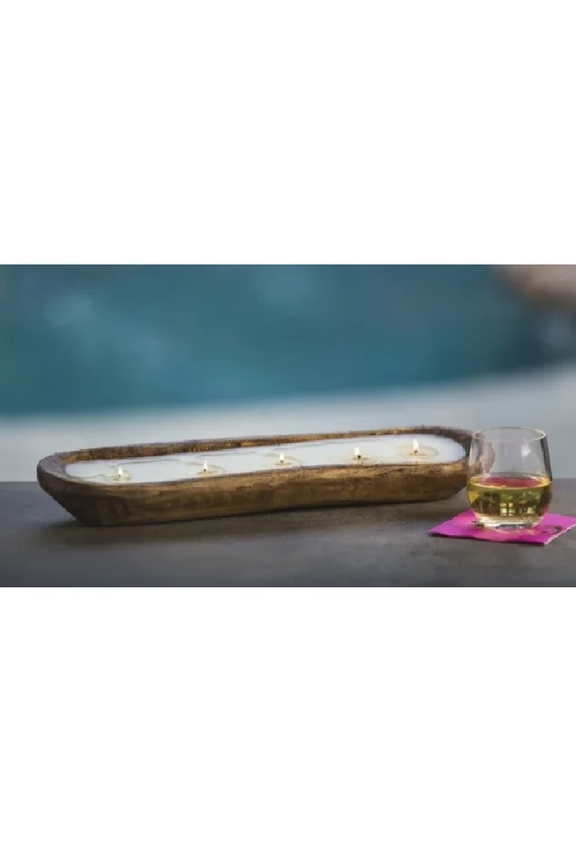 5 WICK CITRONELLA DOUGH BOWL CANDLE