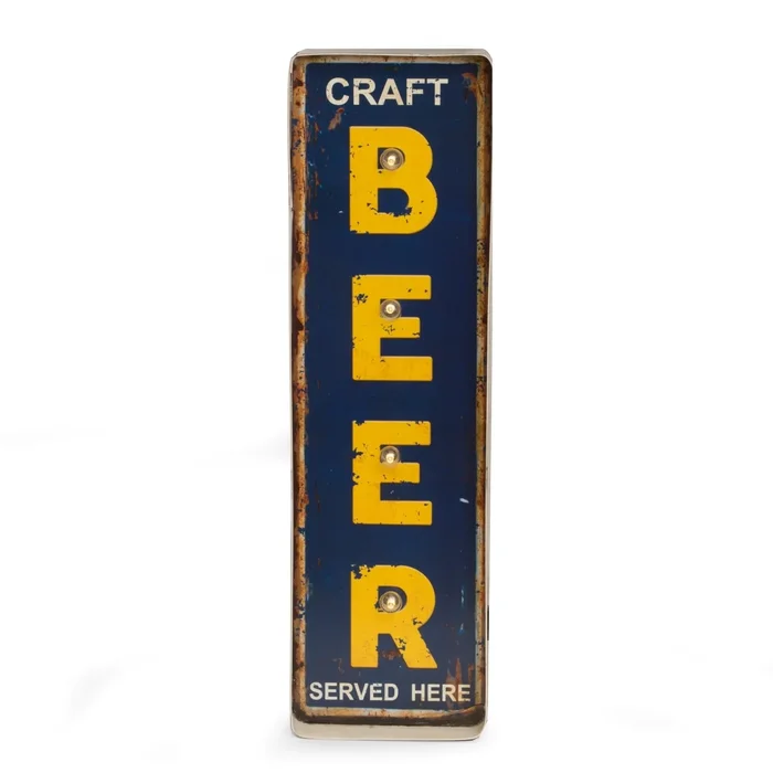 “Craft Beer” Metal Sign