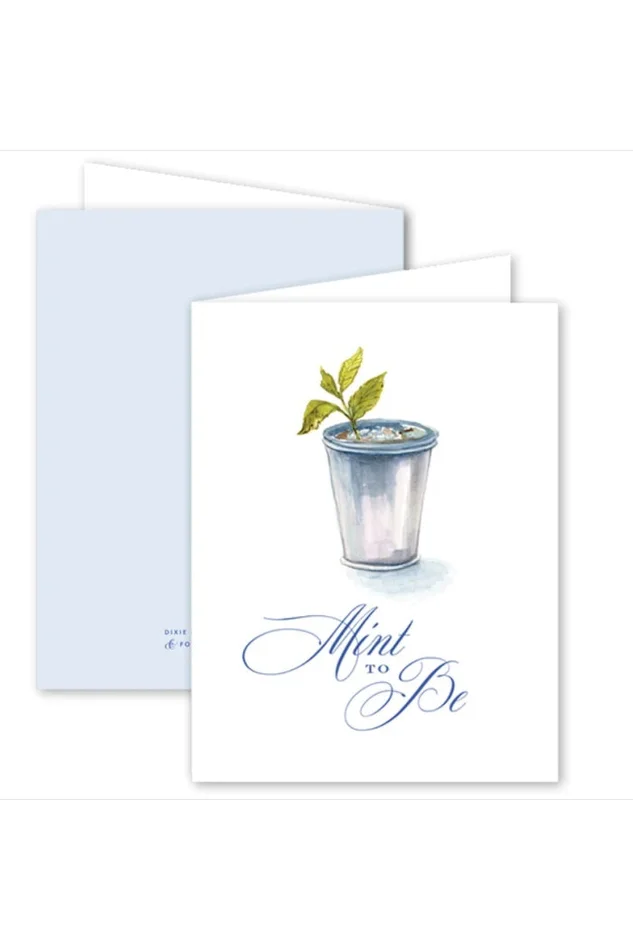 “MINT TO BE” MINT JULEP CARD