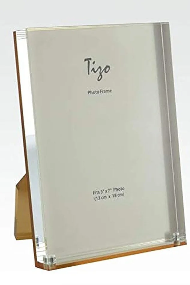 8X10 GOLD ACRYLIC FRAME