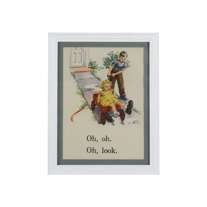 (A+D) Kids Playing in Red Wagon