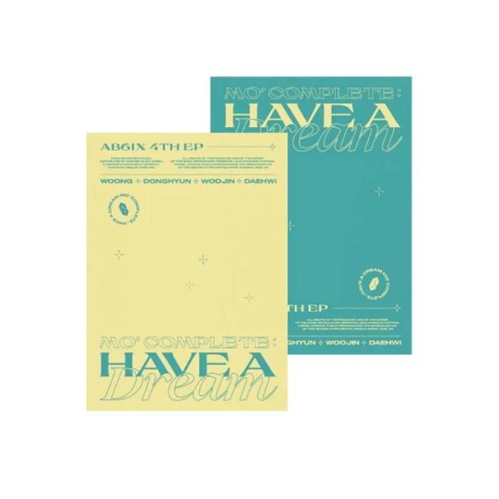 AB6IX – 4TH EP MO’ COMPLETE : HAVE A DREAM (2 VERSIONS)