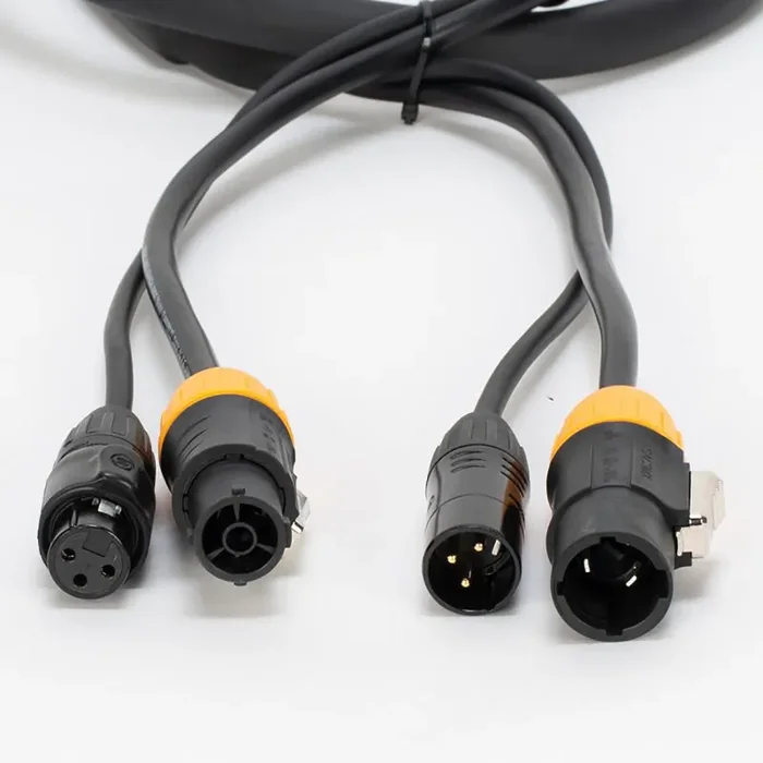 Accu-Cable AC3PTRUE, IP65-Rated 3-Pin DMX & Locking Power Link Combo Cable