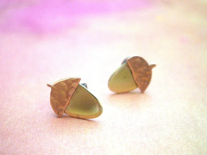 Acorn Woodland Studs Earrings