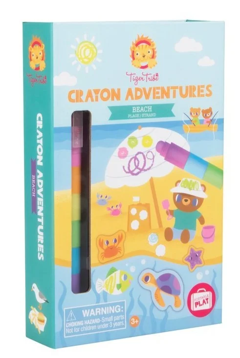 Activity Book – Crayon Adventures (Beach)