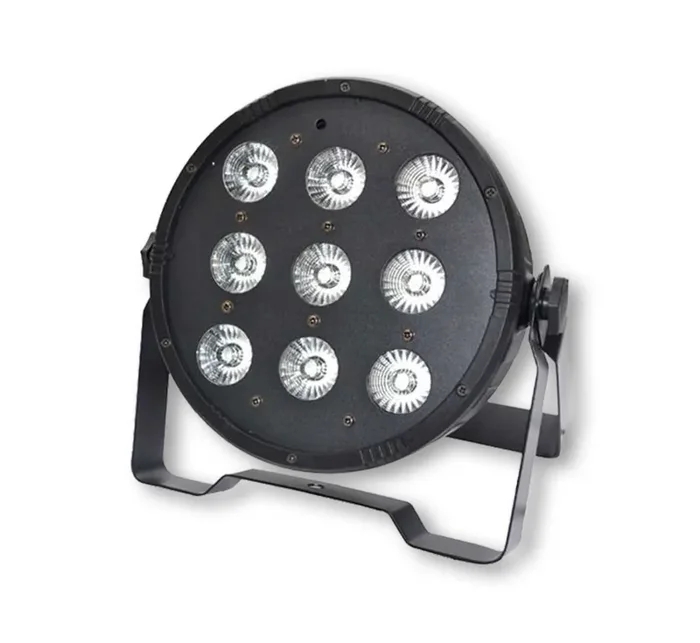 Acue Lighting 9x10W RGBW Flat Par, DMX Light with Built-in Programs