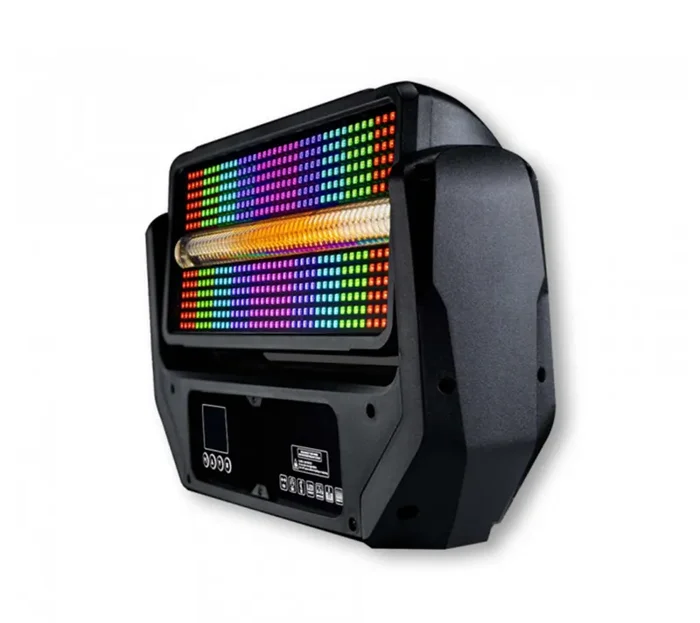 Acue Lighting Hurricane RGBWA Strobe Light with 3 In 1 RGB Strobe Panel