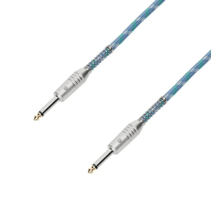 Adam Hall Cables 3 STAR IPP 0600 VINTAGE Instrument Cable with Braided Jacket Jack TS. 6 m / 20 Ft Online Sale
