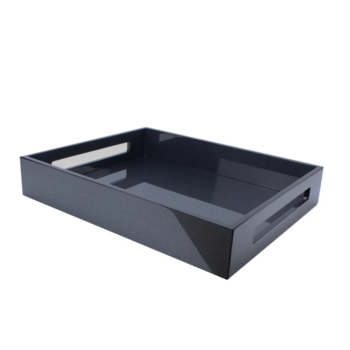 Addison Ross Carbon Fiber Medium Laquered Tray