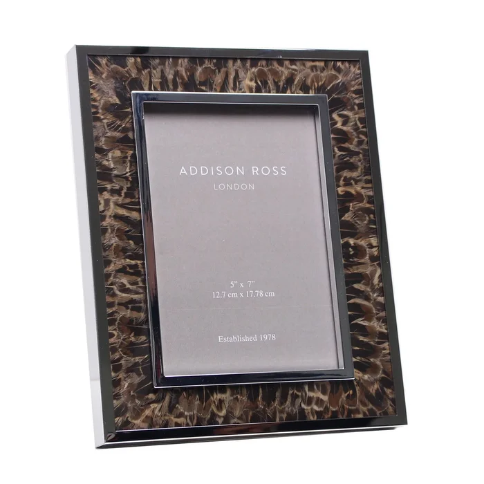 Addison Ross Pheasant Brown & Silver Frame, 5*7