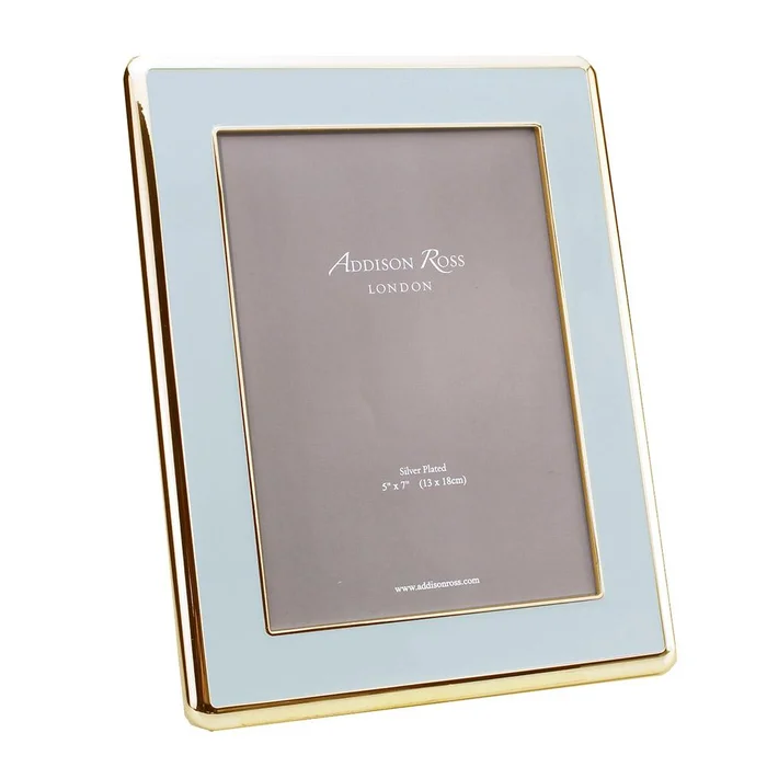 Addison Ross Powder Blue & Gold Curved Frame, 4*6