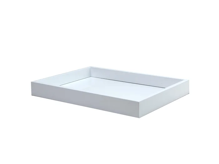 Addison Ross White Small Lacquered Tray