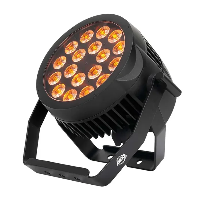 ADJ 18P HEX IP, Heavy-Duty RGBAW+UV LED Wash Light – IP65 Rated