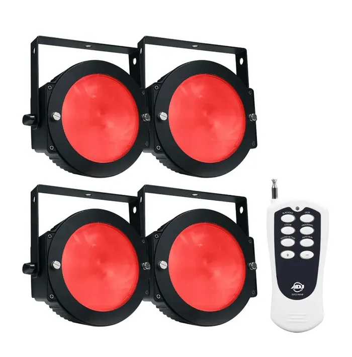 ADJ DOTZ PAR PAK, Four (4) Dotz Pars and One Dotz Par Rf Remote Online Sale