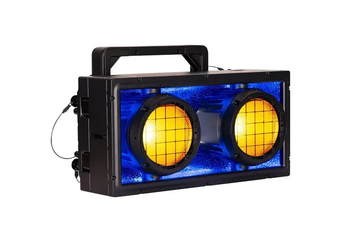 ADJ Lighting Encore DBX, Dual-Lens Blinder/Strobe Fixture with RGB Background LEDs