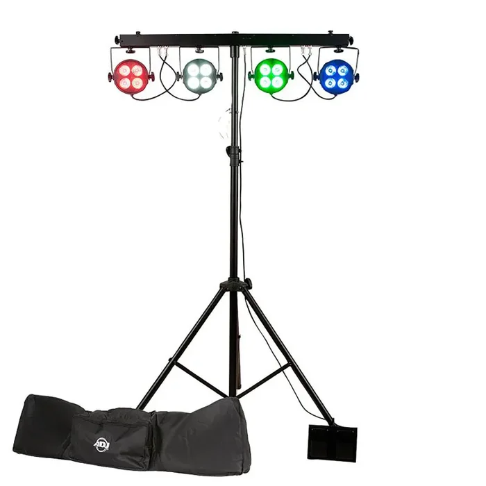 ADJ Starbar Wash System with LED PARs, Stand, Footswitch Controller, and Bag