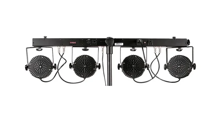 ADJ Starbar Wash System with LED PARs, Stand, Footswitch Controller, and Bag - Image 2