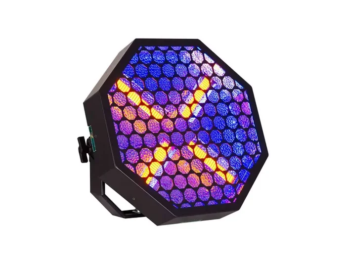 ADJ Vintage X Retro Amber Blinder Effects (2000K) with Vibrant Background RGB LEDs