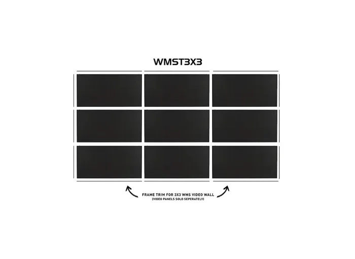 ADJ WMST3X3, Frame Trim Kit for 3×3 WMS Series Video Wall