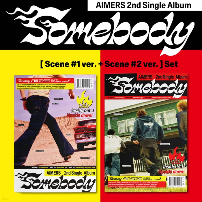AIMERS – 2ND SINGLE [SOMEBODY] (2 VERSIONS)