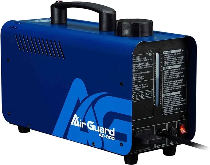 Air Guard AG-800, 800 Watt Efficient Sanitizing Machine with Built-In Timer and Wireless Remote Fashion