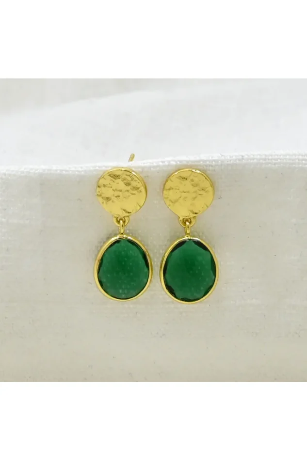 ALEXA GREEN TOURMALINE EARRINGS