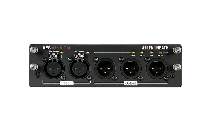 Allen & Heath AH-M-DL-AES4I6O-A Module with 4 Inputs/6 Outputs and SRC – 32 kHz – 192 kHz