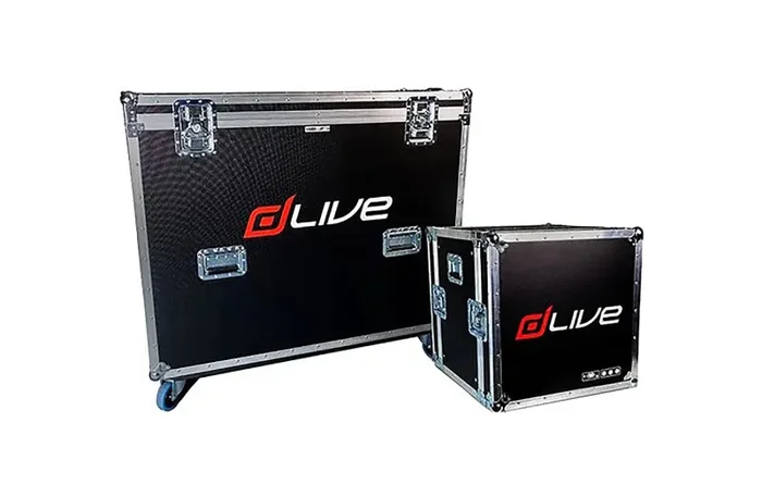 Allen & Heath dLive S3000, S5000, and S7000 Flight Cases with Doghouse