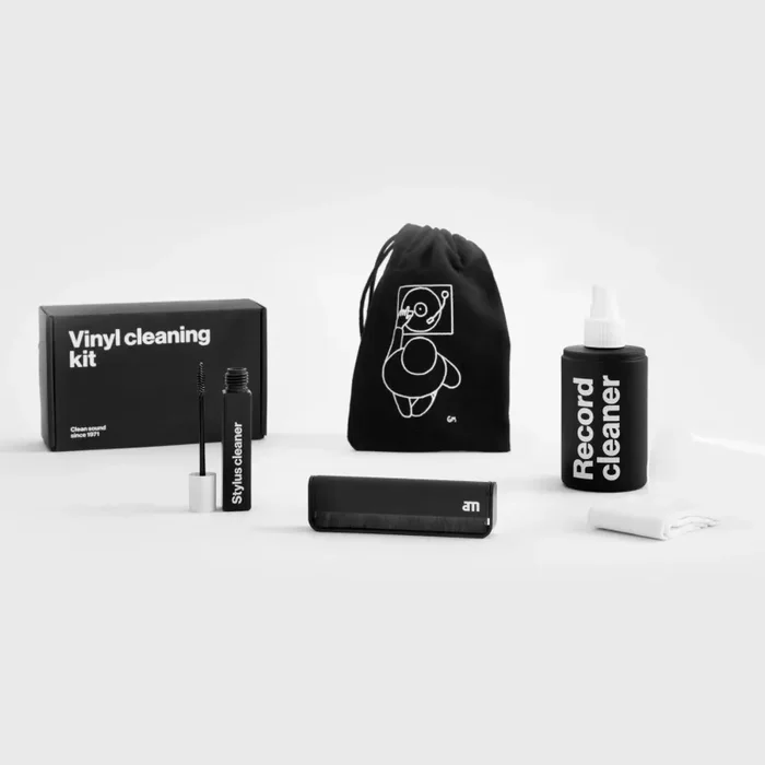 AM Clean Sound: Vinyl Cleaning Kit (Brush, Vinyl Cleaner + Cloth, Stylus Cleaner)