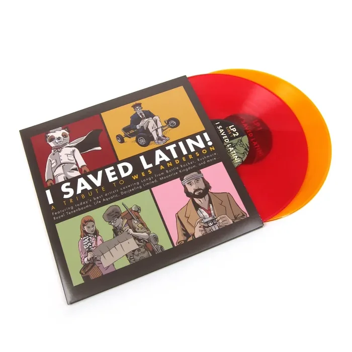 American Laundromat Records: I Saved Latin! – A Tribute To Wes Anderson (Gold & Red Colored Vinyl) Vinyl 2LP Online now
