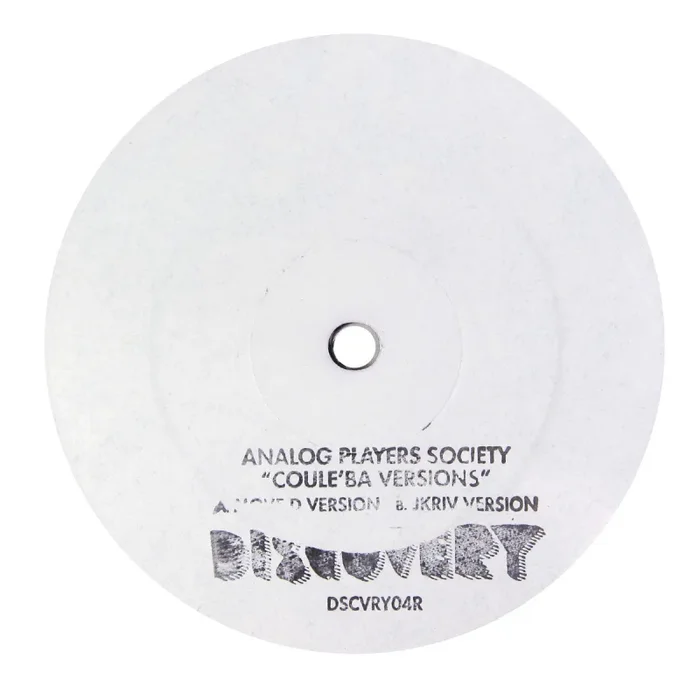 Analog Players Society: Coule’Ba Versions (Move D, Jkriv) Vinyl 12″