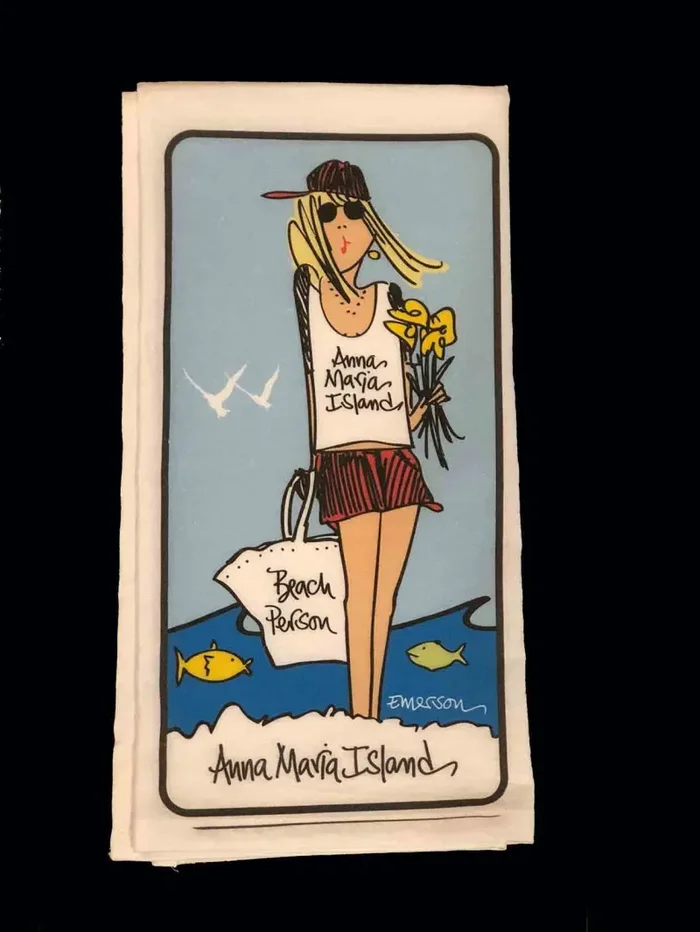 Anna Maria Island Girl Towel