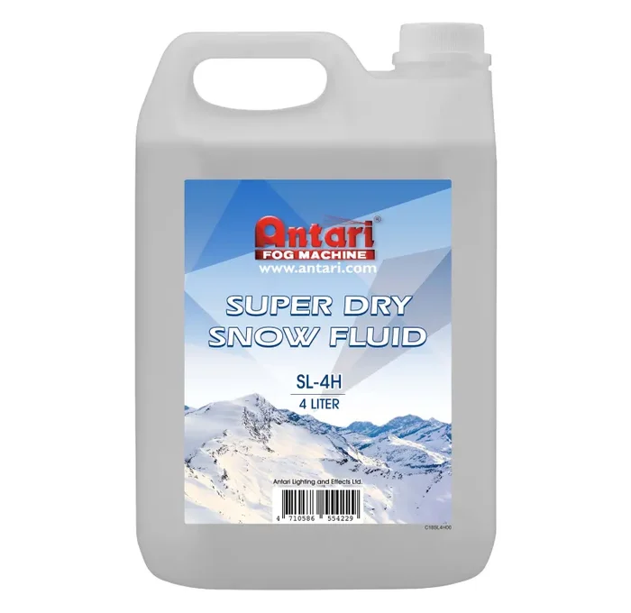 Antari SL-4H Super Dry High Volume Snow Fluid – 4L Bottle Online now