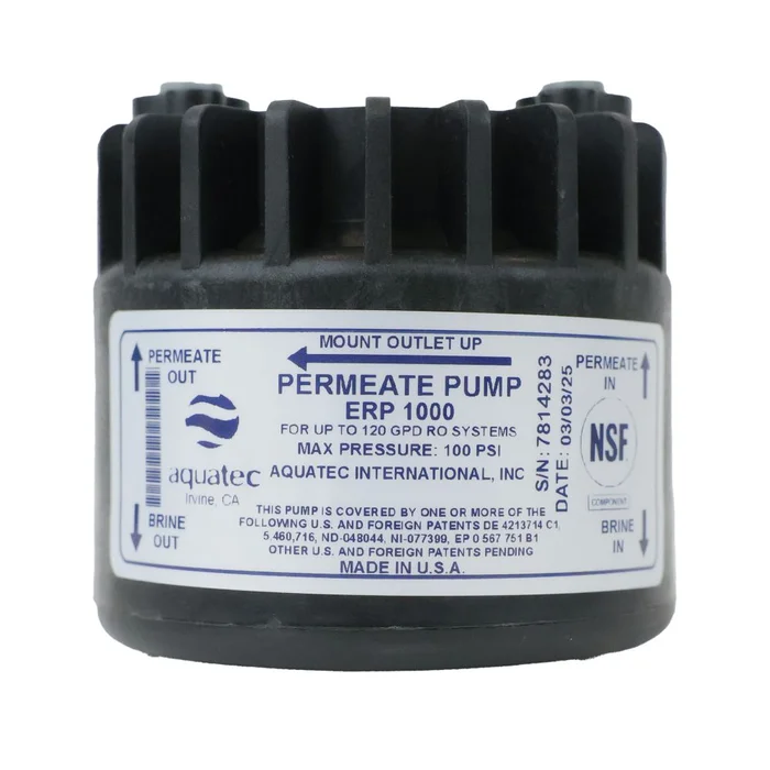 Aquatec ERP-1000 Permeate Pump for up to 120 GPD