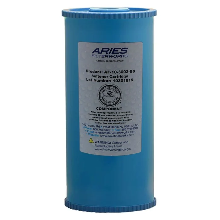 Aries 10″ BB Softening Resin Cartridge